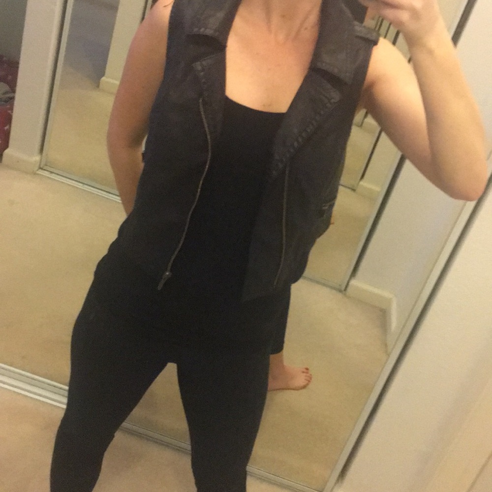 Forever 21 Black Leather Jacket